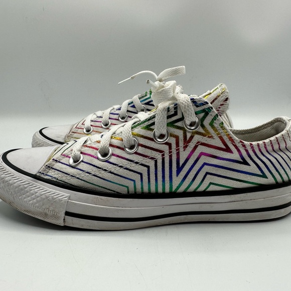 Converse Ox "All Of The Stars" Shoes Chuck Taylor All Star Lace Up Low Women's 6 - Picture 4 of 10